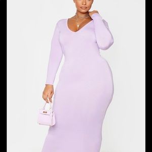 NWT/ lavender plus size bodycon dress